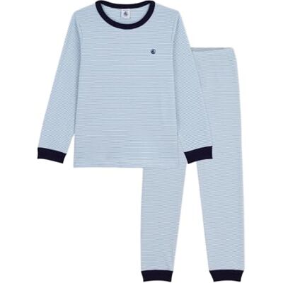 Petit Bateau Abbigliamento Notte Ragazzo, Adriatic/Marshmallow, 2 Anni Petit Bateau Abbigliamento Notte Ragazzo, Adriatic/Marshmallow, 2 Anni