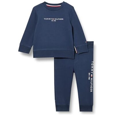 Tommy Hilfiger Neonati Tuta Elasticizzata, Blu (Twilight Navy), 80 cm Tommy Hilfiger Neonati Tuta Elasticizzata, Blu (Twilight Navy), 80 cm