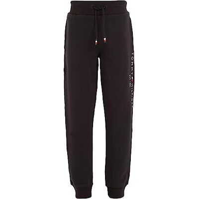 Tommy Hilfiger Bambini Unisex Pantaloni da Jogging Essential Sweatpants Cotone Bio, Nero (Black), 14 Anni Tommy Hilfiger Bambini Unisex Pantaloni da Jogging Essential Sweatpants Cotone Bio, Nero (Black), 14 Anni