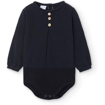 BABIDU Body Neonato a Maniche Lunghe in 100% Cotone, Body Neonato Realizzato in Morbido Tessuto Bambula, Traspirante e Ipoallergenico per Pelli Sensibili, Chiusura con Bottoni BABIDU Body Neonato a Maniche Lunghe in 100% Cotone, Body Neonato Realizzato in Morbido Tessuto Bambula, Traspirante e Ipoallergenico per Pelli Sensibili, Chiusura con Bottoni