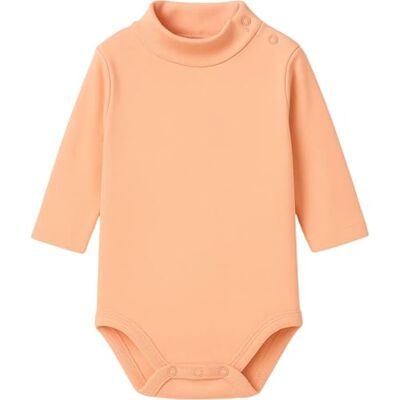 BABIDU Body neonato dolcevita a maniche lunghe 100% cotone, body neonato morbido tessuto traspirante ipoallergenico per pelli sensibili, vestiti unisex per battesimo neonato e bambina BABIDU Body neonato dolcevita a maniche lunghe 100% cotone, body neonato morbido tessuto traspirante ipoallergenico per pelli sensibili, vestiti unisex per battesimo neonato e bambina