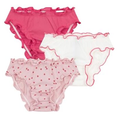 Petit Bateau Set di Mutandine per Bambini in Cotone con Stampa a Forma di Mele, Multicolore, 8 Anni Petit Bateau Set di Mutandine per Bambini in Cotone con Stampa a Forma di Mele, Multicolore, 8 Anni