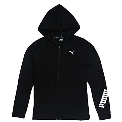 Puma 4063699234916 Modern Sports Fullzip Hoodie G Maglione, 110, Black Puma 4063699234916 Modern Sports Fullzip Hoodie G Maglione, 110, Black