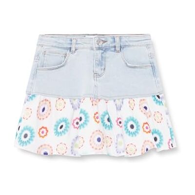 Desigual Fald_Betsabe Gonna, Blu, 8 Anni Bambina Desigual Fald_Betsabe Gonna, Blu, 8 Anni Bambina