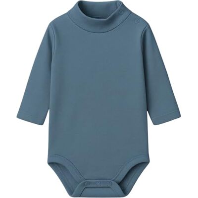 BABIDU Body neonato dolcevita a maniche lunghe 100% cotone, body neonato morbido tessuto traspirante ipoallergenico per pelli sensibili, vestiti unisex per battesimo neonato e bambina BABIDU Body neonato dolcevita a maniche lunghe 100% cotone, body neonato morbido tessuto traspirante ipoallergenico per pelli sensibili, vestiti unisex per battesimo neonato e bambina