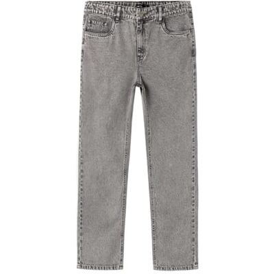NAME IT NLFKIZZA DNM HW Mom Pant Noos, Jeans Bambina, Light Grey Denim, NAME IT NLFKIZZA DNM HW Mom Pant Noos, Jeans Bambina, Light Grey Denim,