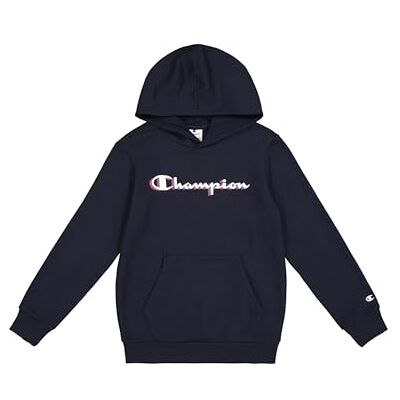 Champion Legacy Boy Big Logo Hoodie, Felpa con Cappuccio Bambino, Blue (BS501), Champion Legacy Boy Big Logo Hoodie, Felpa con Cappuccio Bambino, Blue (BS501),