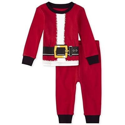 The Children's Place Baby Girls Family Matching Christmas Holiday Sets, Snug Fit 100% Cotton, Adult, Big Kid, Toddler, Pajama Set, Santa Suit, 3-6 Months US The Children's Place Baby Girls Family Matching Christmas Holiday Sets, Snug Fit 100% Cotton, Adult, Big Kid, Toddler, Pajama Set, Santa Suit, 3-6 Months US