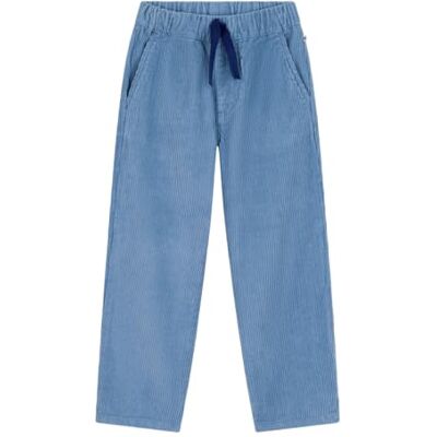 Petit Bateau Pantaloni da Bambino in Velluto Tinta Unita, Adriatico, 4 Anni Petit Bateau Pantaloni da Bambino in Velluto Tinta Unita, Adriatico, 4 Anni