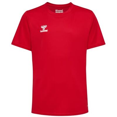 Hummel Essential Jersey Maglietta Sportiva per Bambini, Maglietta Sportiva per Ragazze e Ragazzi, Maglietta a Maniche Corte, Traspirante e ad Asciugatura Rapida, in 100% Poliestere Riciclato Hummel Essential Jersey Maglietta Sportiva per Bambini, Maglietta Sportiva per Ragazze e Ragazzi, Maglietta a Maniche Corte, Traspirante e ad Asciugatura Rapida, in 100% Poliestere Riciclato