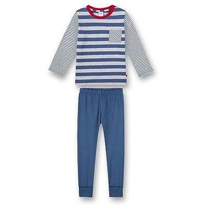 Sanetta Pigiama Lungo Blu Set, 98 Bambini e Ragazzi Sanetta Pigiama Lungo Blu Set, 98 Bambini e Ragazzi