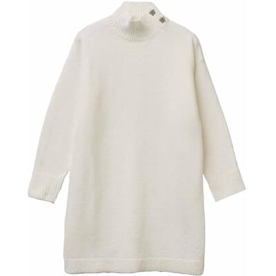 United Colors Of Benetton Vestito 12B9CV007, Bianco, 160 Bambina United Colors Of Benetton Vestito 12B9CV007, Bianco, 160 Bambina