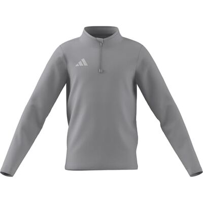 Adidas Unisex Bambini e Ragazzi Entrada26 Training Top Kids Sweatshirt, Team Light Grey/White, 7-8 Years Adidas Unisex Bambini e Ragazzi Entrada26 Training Top Kids Sweatshirt, Team Light Grey/White, 7-8 Years