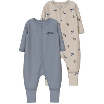 NAME IT Tuta da Uomo Nbmnightsuit 2P Zip FF Airplane Noos, Peyote, 92 NAME IT Tuta da Uomo Nbmnightsuit 2P Zip FF Airplane Noos, Peyote, 92