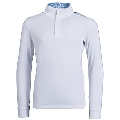 HKM Hunter Felpa, Bianco, 140 Bambina HKM Hunter Felpa, Bianco, 140 Bambina