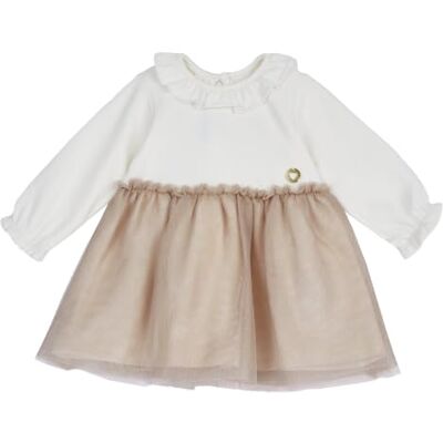 Chicco Bimba 0-24 Vestito Elegante a Maniche Lunghe, in Caldo e Morbido Tessuto 263 Chicco Bimba 0-24 Vestito Elegante a Maniche Lunghe, in Caldo e Morbido Tessuto 263