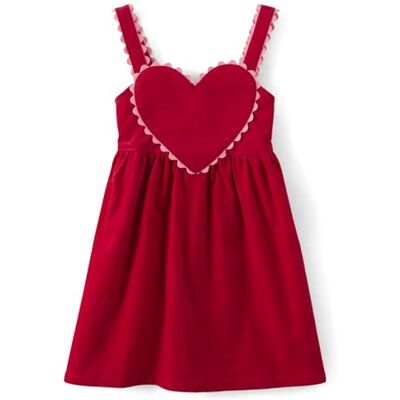 Gymboree And Toddler Sleeveless Dresses Vestito, Cuore Rubino, 18 Mesi Bambina Gymboree And Toddler Sleeveless Dresses Vestito, Cuore Rubino, 18 Mesi Bambina