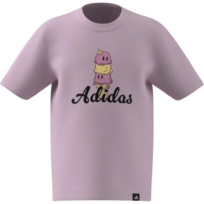 Adidas Mixte Enfant Food Pack Graphic T-Shirt Kids, Clear Pink, 18-24 Months Adidas Mixte Enfant Food Pack Graphic T-Shirt Kids, Clear Pink, 18-24 Months