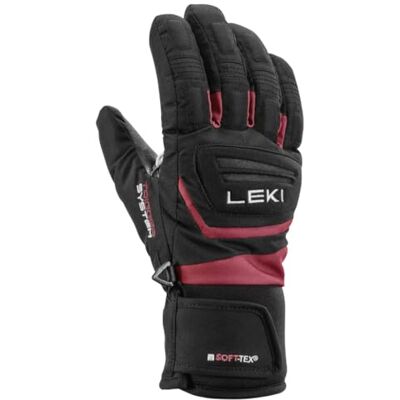 Leki Griffin Guanti 3D per bambini, colore: nero/rosa Leki Griffin Guanti 3D per bambini, colore: nero/rosa