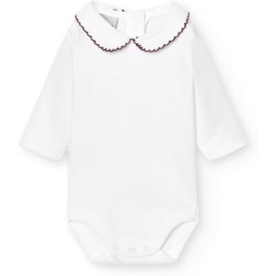BABIDU Body Neonato a Maniche Lunghe in 100% Cotone, Tutina Neonato Realizzato in Tessuto Morbido, Traspirante e Anallergico per Pelli Sensibili, Body in Piqué con Collo a Polo, Abbigliamento Unisex BABIDU Body Neonato a Maniche Lunghe in 100% Cotone, Tutina Neonato Realizzato in Tessuto Morbido, Traspirante e Anallergico per Pelli Sensibili, Body in Piqué con Collo a Polo, Abbigliamento Unisex