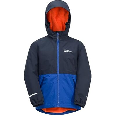 Jack Wolfskin Giacca Antivento Snowy Days K, Cielo Nordico, 116 Unisex-Bambini e Ragazzi Jack Wolfskin Giacca Antivento Snowy Days K, Cielo Nordico, 116 Unisex-Bambini e Ragazzi