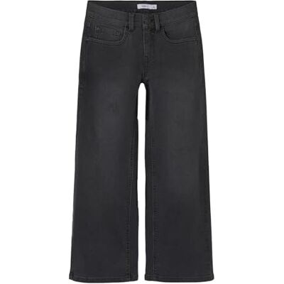 NAME IT Jeans da Bambina 8808-Dt TB, Denim Grigio Scuro, 128 NAME IT Jeans da Bambina 8808-Dt TB, Denim Grigio Scuro, 128