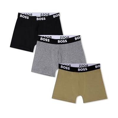 Boss , Intimo, Bambino, Set da 3, Nero, 12 Anni Boss , Intimo, Bambino, Set da 3, Nero, 12 Anni