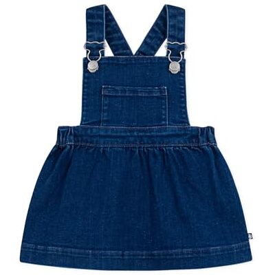 Petit Bateau Abbigliamento Giorno Bambina, Denim Medio, 6 Mesi Petit Bateau Abbigliamento Giorno Bambina, Denim Medio, 6 Mesi