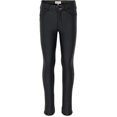 Only Konroyal SK Rock Coated Pnt Pim Noos Pantaloni da Ragazza Nero 152 cm Only Konroyal SK Rock Coated Pnt Pim Noos Pantaloni da Ragazza Nero 152 cm