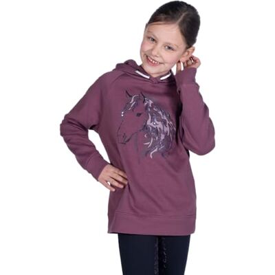 HKM Alva Felpa con Cappuccio per Bambini Lilla 122/128 HKM Alva Felpa con Cappuccio per Bambini Lilla 122/128