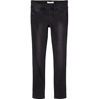 NAME IT Nkmpete Skinny Jeans 2012-On Noos, Pantaloni Bambini e ragazzi, Nero (Black Denim), 134 NAME IT Nkmpete Skinny Jeans 2012-On Noos, Pantaloni Bambini e ragazzi, Nero (Black Denim), 134