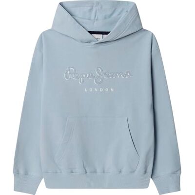 Pepe Jeans Michael Hoodie Maglia di Tuta, Blu (Celeste), 12 Anni Bambino Pepe Jeans Michael Hoodie Maglia di Tuta, Blu (Celeste), 12 Anni Bambino