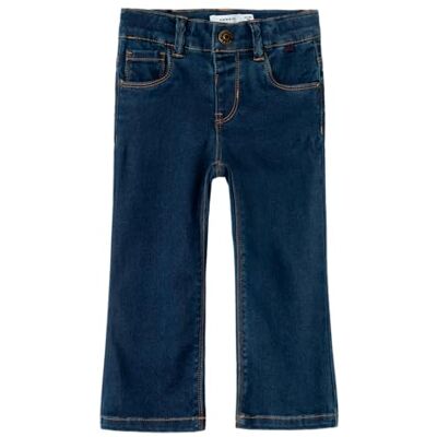 NAME IT NMFSALLI Bootcut Jeans 8292-TO Noos, Jeans Bambina, Dark Blue Denim, NAME IT NMFSALLI Bootcut Jeans 8292-TO Noos, Jeans Bambina, Dark Blue Denim,