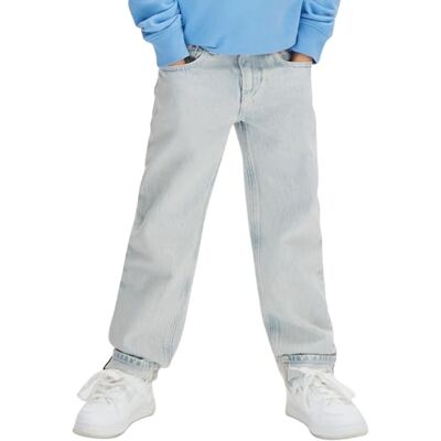 Calvin Klein Beckford Wash Blue Reg. Straight LVCKSJC44B Altri Jeans, Denim (Bleachout), 14 Anni Calvin Klein Beckford Wash Blue Reg. Straight LVCKSJC44B Altri Jeans, Denim (Bleachout), 14 Anni