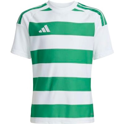 Adidas Unisex Bambini e Ragazzi Hooped26 Jersey Kids Shirt, White/Team Green, 9-10 Years Adidas Unisex Bambini e Ragazzi Hooped26 Jersey Kids Shirt, White/Team Green, 9-10 Years