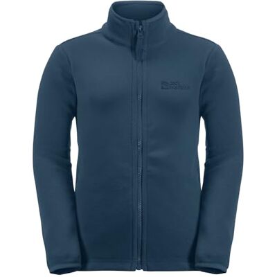Jack Wolfskin Giacca in Pile Unisex Taunus, Mare Scuro, 152 cm Jack Wolfskin Giacca in Pile Unisex Taunus, Mare Scuro, 152 cm