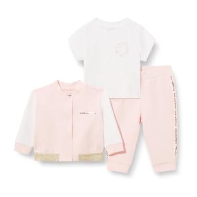 Lagerfeld Track Suit Baby Girls, Pink, Rosa, 12 mesi Lagerfeld Track Suit Baby Girls, Pink, Rosa, 12 mesi