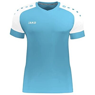 JAKO Champ 2.0 KA, Maglietta Bambini, Azzurro/Bianco, 140 JAKO Champ 2.0 KA, Maglietta Bambini, Azzurro/Bianco, 140
