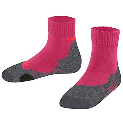 Falke TK2 Short K Sso lana filo funzionale spessi antivesciche 1 paio, Calzini da escursionismo Unisex Bambini, Rosso Rose 8564, 31-34 Falke TK2 Short K Sso lana filo funzionale spessi antivesciche 1 paio, Calzini da escursionismo Unisex Bambini, Rosso Rose 8564, 31-34