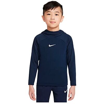 Nike LK DF Academy PRO Felpe con Cappuccio Obsidian/Obsidian/White M Nike LK DF Academy PRO Felpe con Cappuccio Obsidian/Obsidian/White M