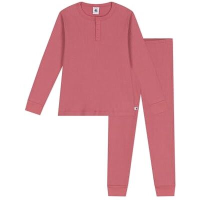 Petit Bateau A0cls, Pigiama Bambina, Rosa, 8 Anni Petit Bateau A0cls, Pigiama Bambina, Rosa, 8 Anni