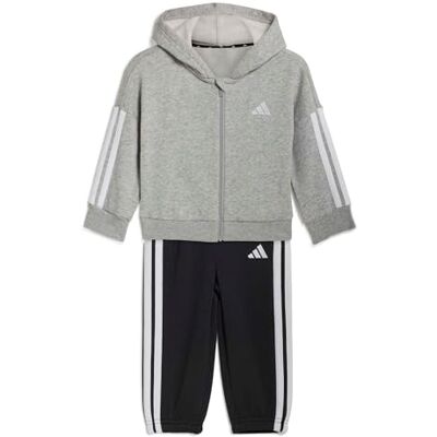 Adidas Unisex Bimbi 0-24 Essentials Jogger Track Suit, medium grey heather/white, 6-9 Months Adidas Unisex Bimbi 0-24 Essentials Jogger Track Suit, medium grey heather/white, 6-9 Months