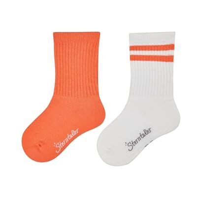 Sterntaler Socken Rippe Calze DP Coolmax a Costine, Arancio Chiaro, 28 Unisex-Bimbi Sterntaler Socken Rippe Calze DP Coolmax a Costine, Arancio Chiaro, 28 Unisex-Bimbi