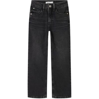 NAME IT Nkfrose HW Straight Jeans 9222-Rm Noos, Denim Nero, 134 NAME IT Nkfrose HW Straight Jeans 9222-Rm Noos, Denim Nero, 134