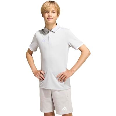 Adidas Unisex Bambini e Ragazzi Entrada26 Polo Kids Shirt, Team Light Grey/White, 7-8 Years Adidas Unisex Bambini e Ragazzi Entrada26 Polo Kids Shirt, Team Light Grey/White, 7-8 Years
