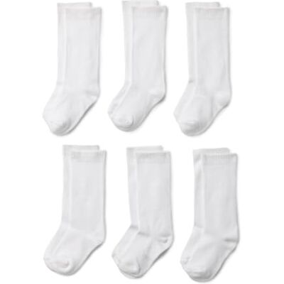 Amazon Essentials Calze al Ginocchio per Uniforme Bambine e Ragazze, 6 Paia, Bianco, M (4-8 anni) Amazon Essentials Calze al Ginocchio per Uniforme Bambine e Ragazze, 6 Paia, Bianco, M (4-8 anni)
