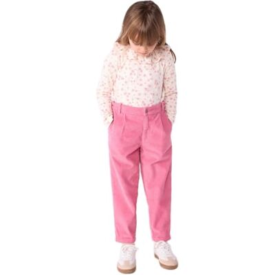 Petit Bateau Pantaloni da Bambino in Velluto Tinta Unita, Boudoir, 3 Anni Petit Bateau Pantaloni da Bambino in Velluto Tinta Unita, Boudoir, 3 Anni