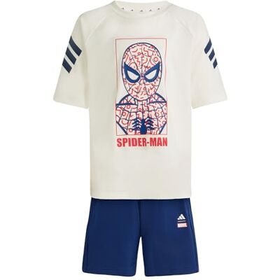 Adidas Mixte enfant MARVEL SPIDER-MAN SPORT SET, off white/dark blue, 6-7 Years Adidas Mixte enfant MARVEL SPIDER-MAN SPORT SET, off white/dark blue, 6-7 Years