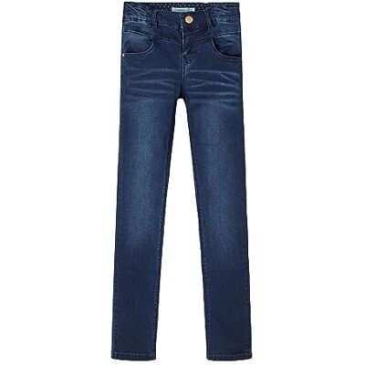 NAME IT Nkfpolly Skinny Jeans 1600-Ri Noos, Jeans Bambine e ragazze, Blu (Dark Blue Denim), 164 NAME IT Nkfpolly Skinny Jeans 1600-Ri Noos, Jeans Bambine e ragazze, Blu (Dark Blue Denim), 164