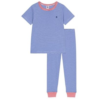 Petit Bateau A0d70, Pigiama Bambino, Perse/Malvavisco, 3 Anni Petit Bateau A0d70, Pigiama Bambino, Perse/Malvavisco, 3 Anni